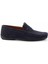 Lacivert Nubuk Leather Erkek Loafer Ayakkabı E01733200801 2