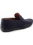 Lacivert Nubuk Leather Erkek Loafer Ayakkabı E01733200801 4