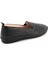 Siyah Leather Kadın Casual Ayakkabı K01286302003 4