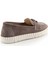 Vizon Süet Leather Kadın Loafer Ayakkabı K01286654002 4