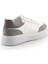 Beyaz Gri Leather Erkek Casual Ayakkabı E01901533903 4