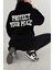 Kadın Sweatshirt Kapüşonlu Baskılı Üç Iplik 2