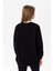 Kadın Sweatshirt Üç Iplik Bisiklet Yaka Düşük Omuz 3