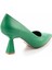 Yeşil Kadın Klasik Topuklu Ayakkabı K01231304809 4