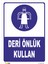 Deri Önlük Kullan Levhası 1