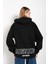 Kadın Mad For Nothing Baskılı Oversize Kapüşonlu Sweatshirt 3