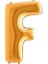 Folyo Balon F Harf Gold 102CM 1