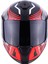 SX.100R Skıdder Mat Siyah-Kırmızı Kask Siyah Cam 4