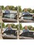 2'li Araba Camı Güneşliği Araç Arka Koltuk Oto Sineklik Önleyici Çıkartılabilen Cam Filmi Perdesi 4