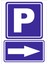 P (Otopark) Sağ Yön Levhası 1