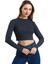 Uzun Kollu Fitilli Crop Bluz 1