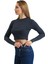 Uzun Kollu Fitilli Crop Bluz 4