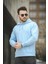 Carlos Üç Iplik Şardonsuz Oversize Basic Erkek Sweatshirt 5