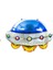 Uzay Temalı Ufo Folyo Balon 64X55 cm 1