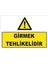 Girmek Tehlikelidir Levhası Ytr 011 1