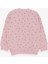 Kız Çocuk Sweatshirt Kedicik Baskılı 2-6 Yaş, Pudra 2