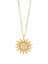 14 Ayar Altın Güneş Figürlü Kolye 1
