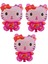 Hello Kitty 3 Adet Büyük Boy 43 x 55 cm Folyo Balon (Helyum) No:12 1