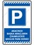 Aracınızı Başka Araçların Çıkabileceği Şekilde Park Ediniz/25x35cm/Etiket 1