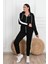 Kadın Yan Şerit Detaylı Büyük Beden Eşofman Takımı 3504-23 1