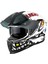 SX.100R Hungry Mıles Beyaz Kask Siyah Cam 3