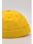 Kadın Hipster Katlamalı Cap Sarı Docker Şapka 3