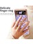 Samsung Galaxy Z Flip3 Için 5g Yüzük Kickstand Elektraplatma Pu Deri Kaplamalı Pc Kılıfı Baskılı Rhombus Izgara Deseni Katlanır Telefon Kapağı (Yurt Dışından) 4