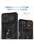 Samsung Galaxy A42 5g Telefon Kapak Halkası Kickstand Çok Koruma Koruma Cep Telefonu Kılıf Kart Tutucu Sürgülü Kamera Kapağı (Yurt Dışından) 5