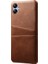 Samsung Galaxy A04 4g (164.4 x 76.3 x 9.1 Mm) Için Çift Kart Yuvalı Telefon Kasası, Sonbahar Önleme Pu Deri Kaplı Sert Pc Kapağı (Yurt Dışından) 2