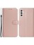 Samsung Galaxy A14 5g Için Kart Yuvalı Cep Telefonu Örtüsü, Koyu Renk Şok Geçirmez Pu Deri Telefon Kılıf Stand Straps (Yurt Dışından) 1
