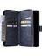 Samsung Galaxy A33 5g Pu Deri Cüzdan 9 Kart Yuvası ile Telefon Kılıfı, Fermuarı Cep Stand Flip Cover (Yurt Dışından) 5
