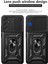 Samsung Galaxy A14 5g Pc+Tpu Hibrit Arka Kapak Ring Slide Slayt Kapak Kamera Koruma Koruma Koruyucu Telefon Kılıfı (Yurt Dışından) 2