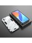 Samsung Galaxy A04 4g (164.4 x 76.3 x 9.1 Mm) Sert Pc + Yumuşak Tpu Kapak Kickstand Anti-Sracratch Telefon Kılıfı (Yurt Dışından) 5