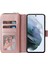 Samsung Galaxy S21 Fe 5g Için Anti-Drop Pu Deri Kabuk, Stand Cüzdan Telefonu Flip Kılıf Magnetic 9 Kart Tutucu Yuvaları Zipper Cep Kapağı Kayışlı (Yurt Dışından) 2