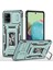 Samsung Galaxy A71 Için Zırh Serisi 5g SM-A716 Kickstand Telefon Kasası Pc + Tpu Slayt Kamera Kapağı ile Etkiye Dayanıklı Koruyucu Telefon Koruyucu (Yurt Dışından) 1