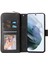 Samsung Galaxy S21 Fe 5g Için Anti-Drop Pu Deri Kabuk, Stand Cüzdan Telefonu Flip Kılıf Magnetic 9 Kart Tutucu Yuvaları Zipper Cep Kapağı Kayışlı (Yurt Dışından) 2