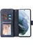 Samsung Galaxy S21 Fe 5g Için Anti-Drop Pu Deri Kabuk, Stand Cüzdan Telefonu Flip Kılıf Magnetic 9 Kart Tutucu Yuvaları Zipper Cep Kapağı Kayışlı (Yurt Dışından) 2
