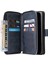 Samsung Galaxy S21 Fe 5g Için Anti-Drop Pu Deri Kabuk, Stand Cüzdan Telefonu Flip Kılıf Magnetic 9 Kart Tutucu Yuvaları Zipper Cep Kapağı Kayışlı (Yurt Dışından) 5