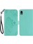 Samsung Galaxy A22E Cep Telefon Kılıfı Bırakma Koruması Baskılı Baykuş Çiçek Desen Standı Cüzdan Deri Telefon Kapağı (Yurt Dışından) 1