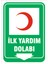 İlk Yardım Dolabı Levhası 15X21 cm Dekota 3 mm 1