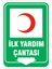 İlk Yardım Çantası Levhası 15X21 cm Dekota 3 mm 1