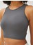 Crop Atlet Fitilli Halter Yaka Kolsuz 5