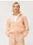 Oversize Crop Ceket Kapüşonlu Cepli 3