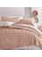 Bedding Curly Çift Kişilik Yatak Örtüsü Seti - Gül Kurusu 1