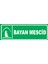 Bayan Mescid Levhası 10X30 Sticker 1