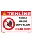 Yanıcı Madde Depo Alanı Uzak Dur! Levhası 15X21 cm Sticker 1