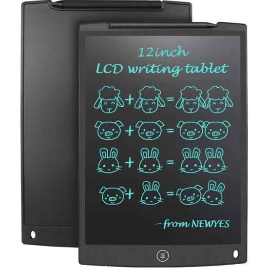 Ultratekno ULT12XL 12 Büyük Boy Dijital Yazı Tahtası Grafik Çizim Tableti 12 Inç LCD Çocuk Tablet