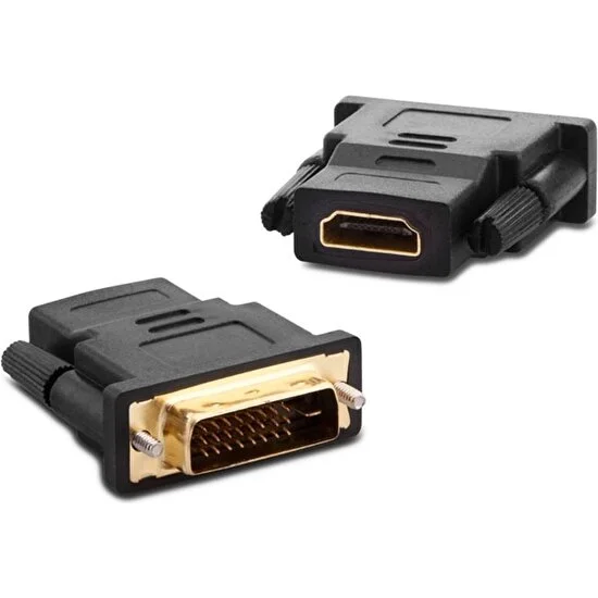 Erkek DVI To HDMI Dişi Çevirici DVI To HDMI Monitörden Ekran Kartına Kablo Çevirici 24+1