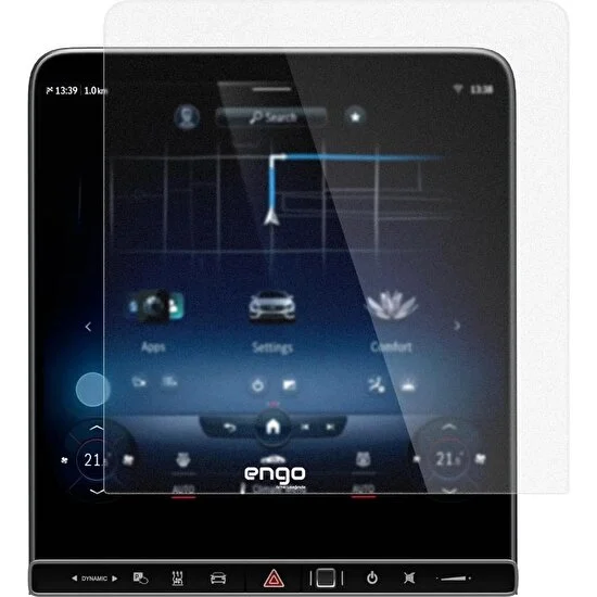 Engo Mercedes C Serisi W206 C200 11.9 Ekran Koruyucu Multimedya Navigasyon Bilgi ve Eğlence Sistemi Ekran Koruma