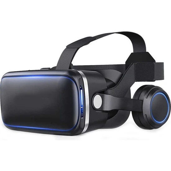 Fogy Apple Iphone 11/12/13/14 Uyumlu Sanal Gerçeklik Gözlüğü Kulaklıklı 3D Vr Filmler&video Oyunları
